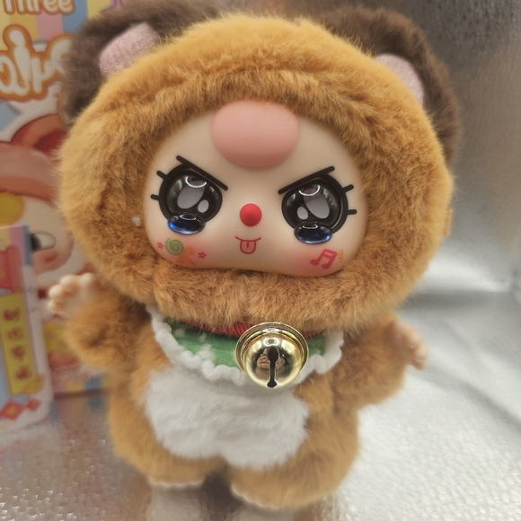 BabyThree Billionaire Plush Doll w/ Box & Card – Brown Costume - Picture 2 of 3